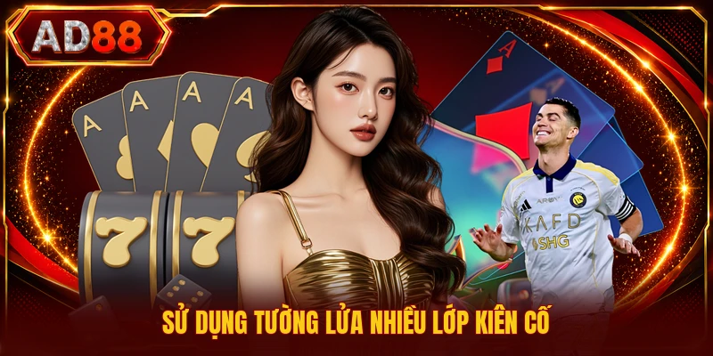 Chính Sách Bảo Mật AD88 Sử dụng tường lửa nhiều lớp kiên cố